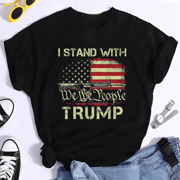 I stand with Trump t-shirt - Picture 1 of 2